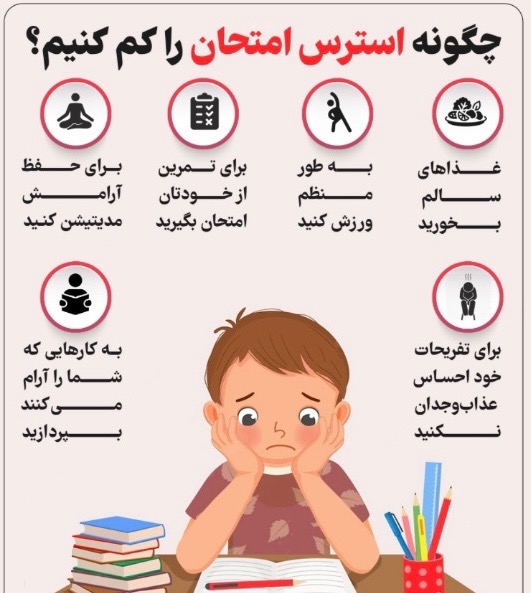 چگونه استرس امتحان را کم کنیم ؟؟