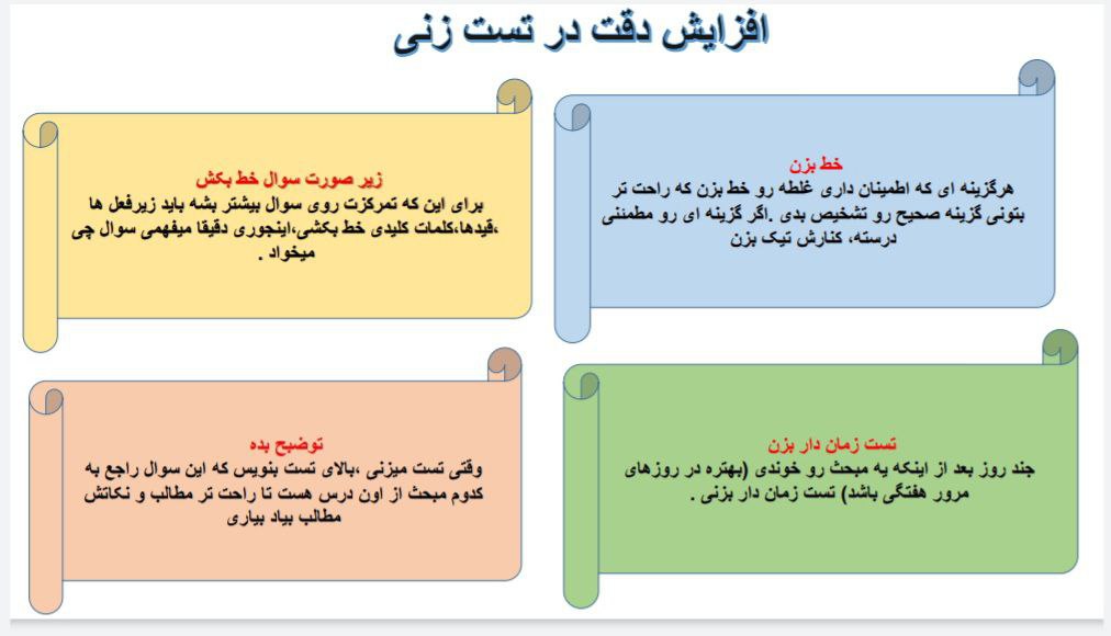 حانیه نثاری : افزایش دقت در تست زنی